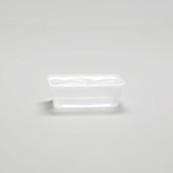 Barquette rectangulaire transparente - 750ml
