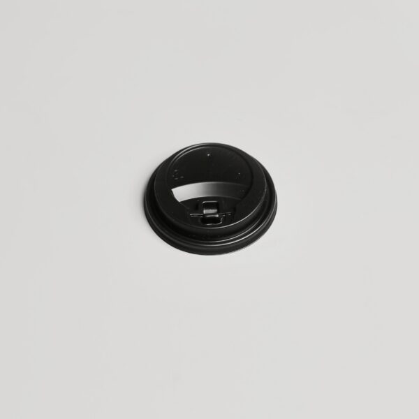 Couvercle noir pour gobelet 12 oz