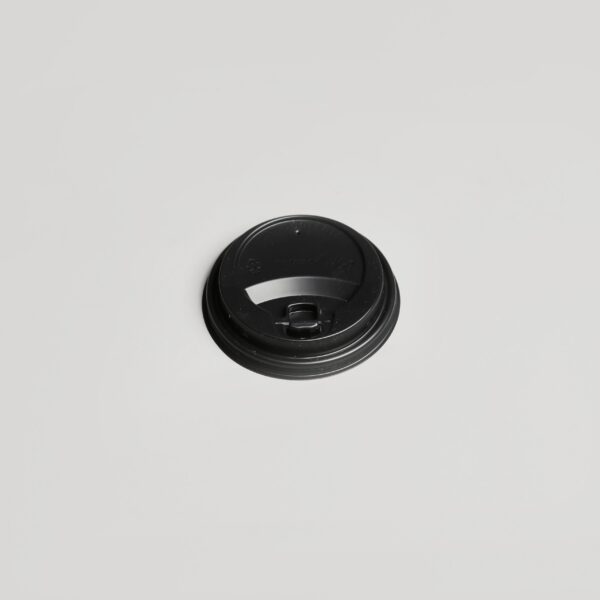 Couvercle noir pour gobelet 8 oz