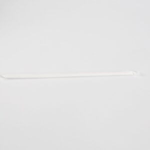 Paille transparente coudée