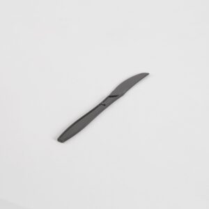 Couteau noir en plastique - Premium
