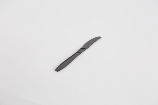 Couteau noir en plastique - Premium