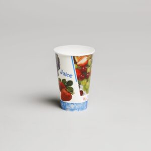 Gobelet à jus imprimé en papier - 12 oz