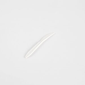Couteau blanc en plastique