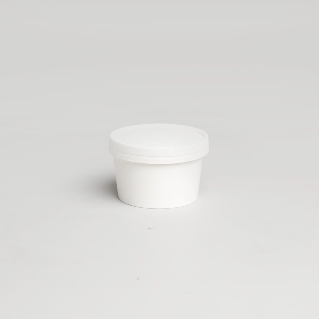 REN Boîte à Sel En Bois Avec Couvercle Cuillère Pot à Épices Vintage