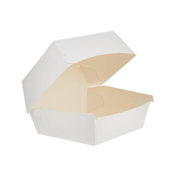 Boîte à burger blanche en carton [PPBLW] - Image 3