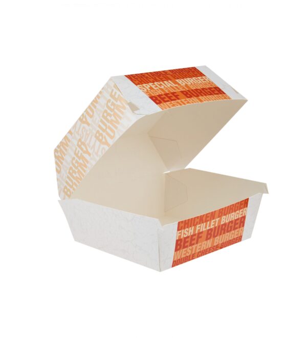 Boîte à burger en carton imprimé - Image 2
