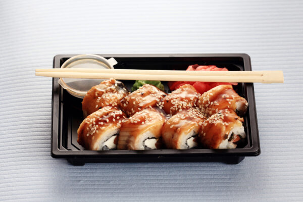Barquette sushi à base noire - SC02 - Image 2