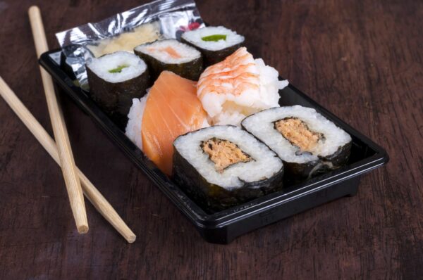 Barquette sushi à base noire - SC01 - Image 2