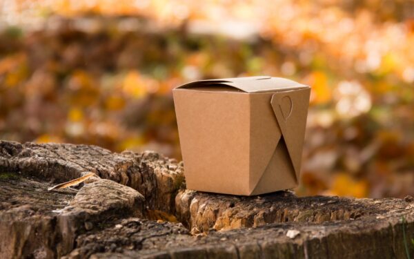 Boîte à fond carré en kraft - 26 oz - Image 2